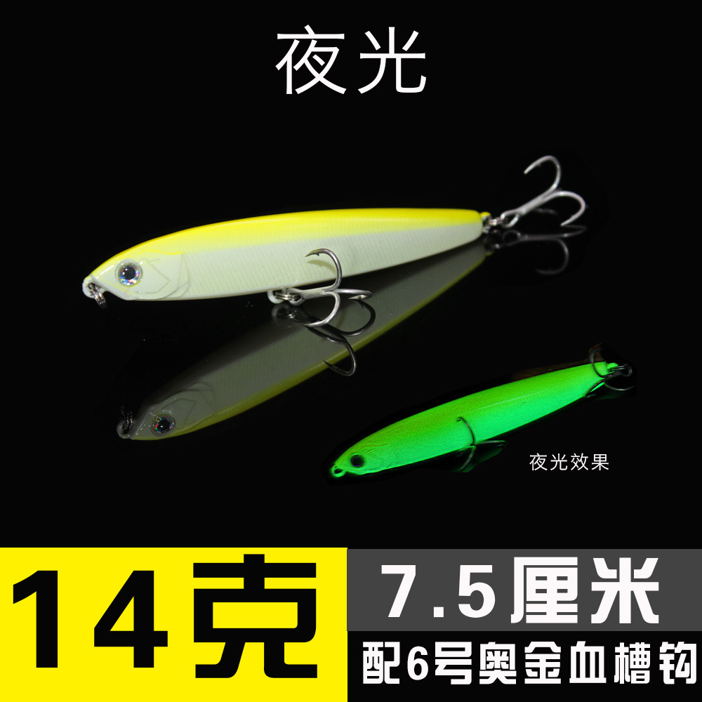 Sinking Minnow Lures Shallow Diving Minnow Baits Bass Trout Fresh Water Fishing Lure