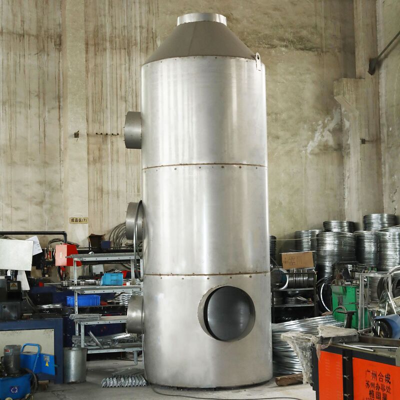 Waste gas oil fume purification equipment spray washing Tower waste gas Tower desulfurization Tower deodorization dust removal acid mist waste gas treatment