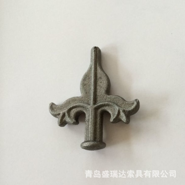 各种高质量价格便宜实心锻造热加工铁艺装饰矛头枪尖欧式简约防护