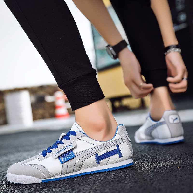 跨境2020夏季低幫透氣男板鞋韓版時尚潮流學生鞋休閑防滑男鞋