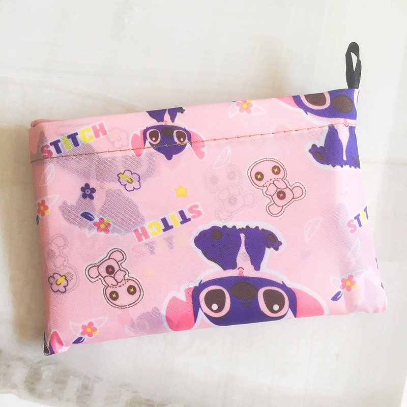 Nuby, cartoon handheld big folding shopping bag, storage system one shoulder, (Physicals)