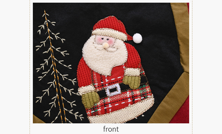 Christmas Decorations Red And Black Snowman Tablecloth display picture 3