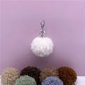 Chaveiro Fur Ball Curly Cute Bag Pingente Carro Plush Chaveiro Criativo Presente Acessórios Pingente 7
