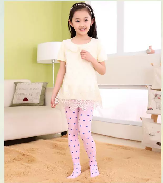 Children's velvet swan, tights, leggings, Korean style
