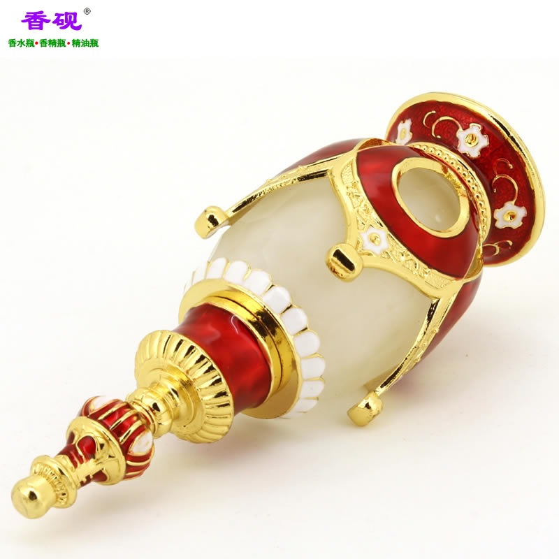 香砚25m皇冠头款涂大红油精油瓶摆件5.jpg