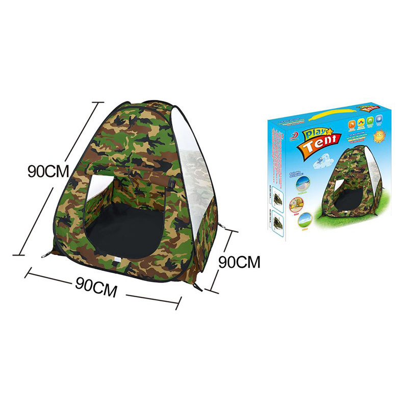 Los niños de camuflaje al aire libre tienda interior juego casa castillo con 100 bolas del océano bebé juguete