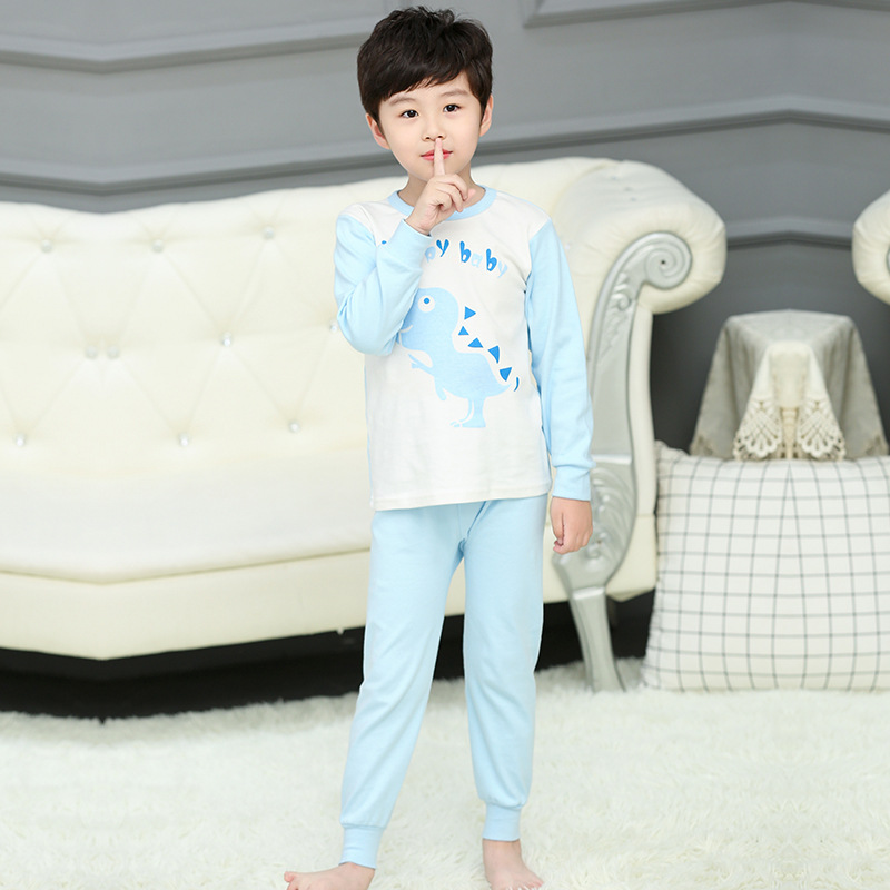 (2개) 어린이 속옷 세트 얇은 가을 옷 바지 크기 130-150CM 4 색