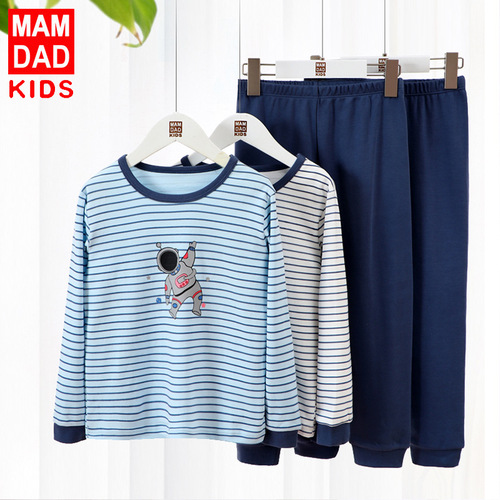 Children's Autumn and Winter Autumn Clothes and Autumn Pants Sets, Large Children's Underwear Sets, Factory Direct Sales, Boys' Warm Clothes and Autumn Pants