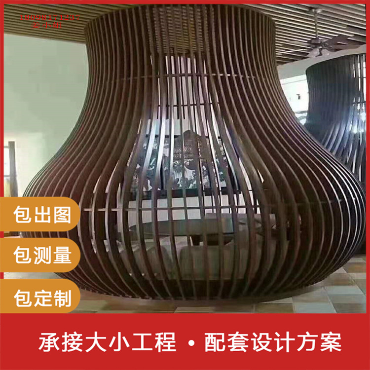 喷粉铝方通吊顶热转印铝方通 木纹覆膜方通工程铝方通 可来图定制