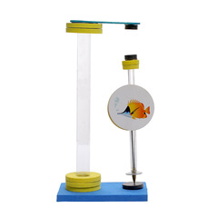 DIY站立旋轉磁懸浮筆 科技小製作小發明 手工益智 科學教玩具批發