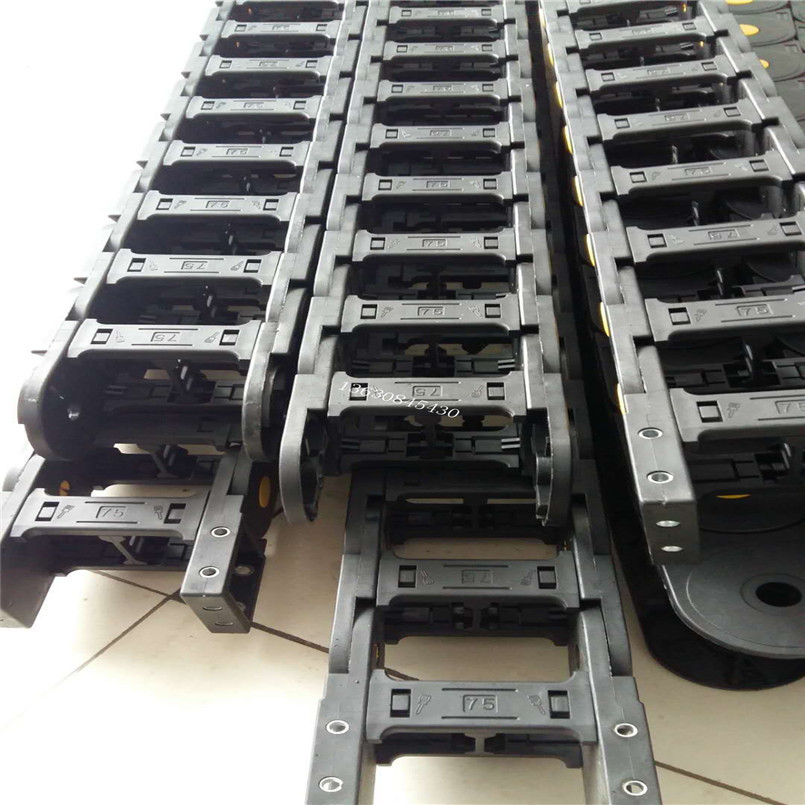 全封闭型塑料拖链 桥式尼龙坦克链 机床设备线缆油气管道保护连