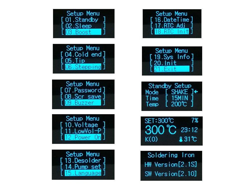 KSGER多语言中英V2.1S迷你便携手机维修温度控制器ST