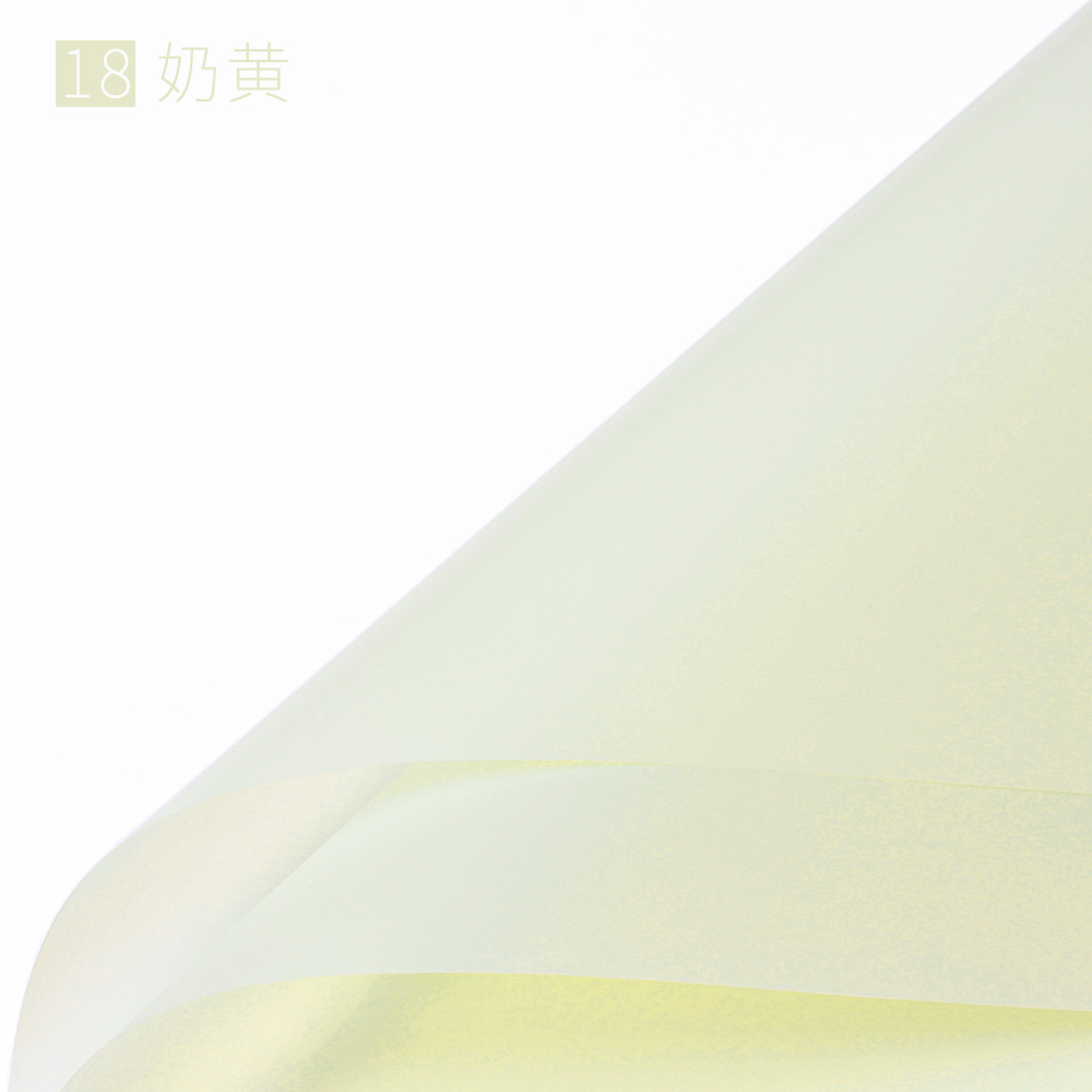 Flower Party Factory al por mayor papel mate de color sólido translúcido papel de embalaje de flores papel de embalaje de flores floristería papel de material de embalaje