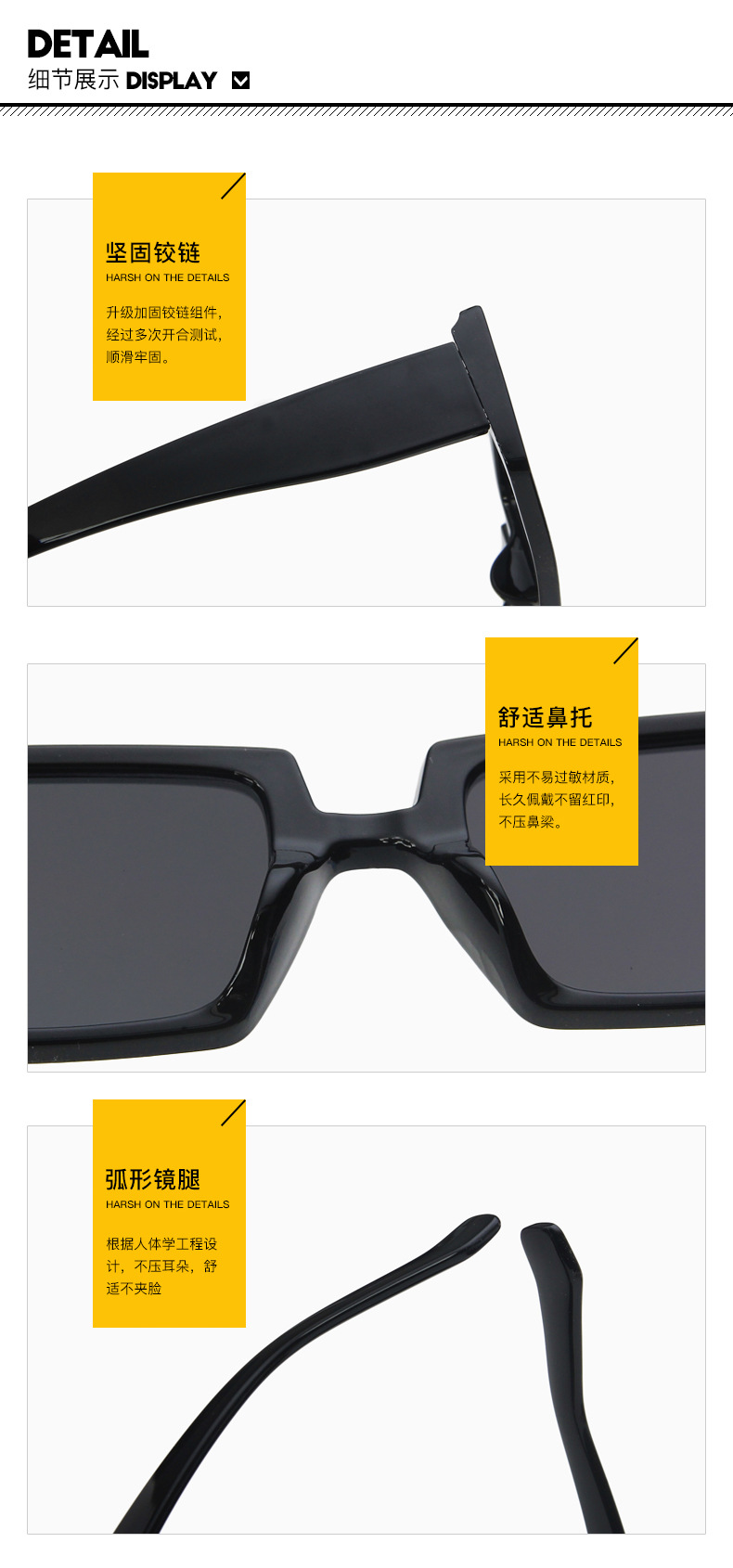 35g Weight UV400 Protection Lens Material Outdoor, Travel, Party, Fishing Occasion Women'S, Men'S, Unisex Gender Retro, Fashion Style Grey, White, Red, Green, Transparent, Black Color Retro Fashion UV400 Protection Women's Sunglasses 9