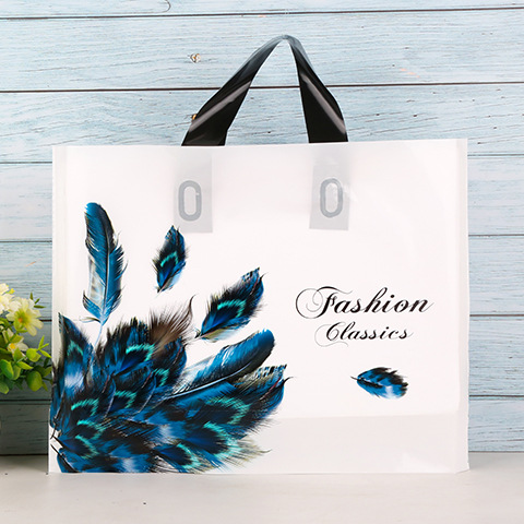 Bolsa de mano, bolsa para ropa, bolsa con logotipo impreso personalizado para ropa, bolsa de regalo, bolsa de cosméticos de plástico engrosado y duradero