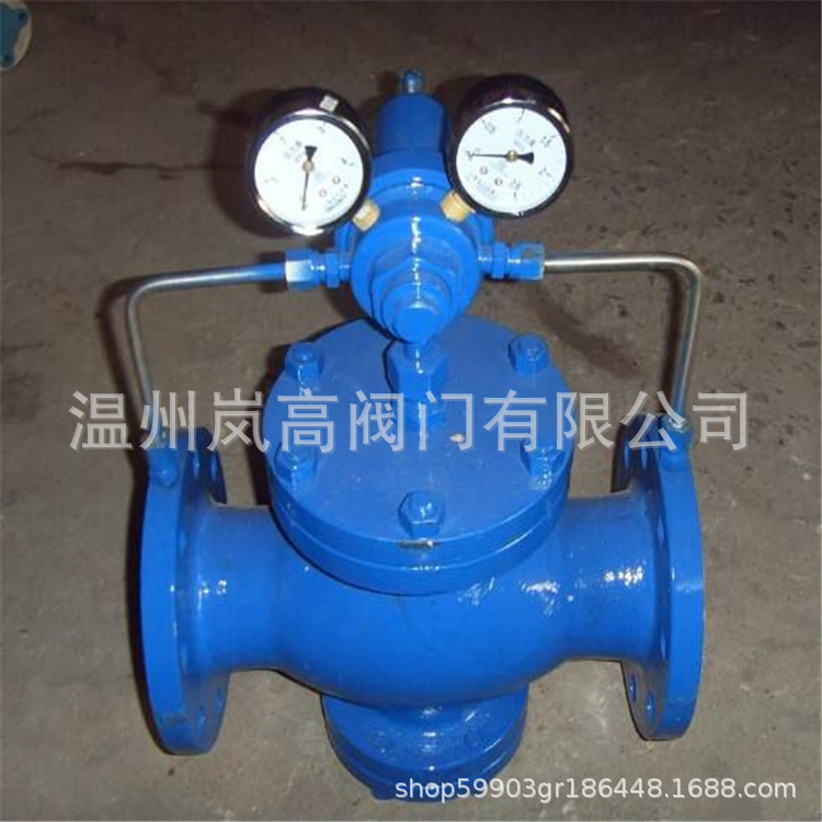 YK43X-16P 法兰不锈钢 先导活塞式气体减压阀 DN20