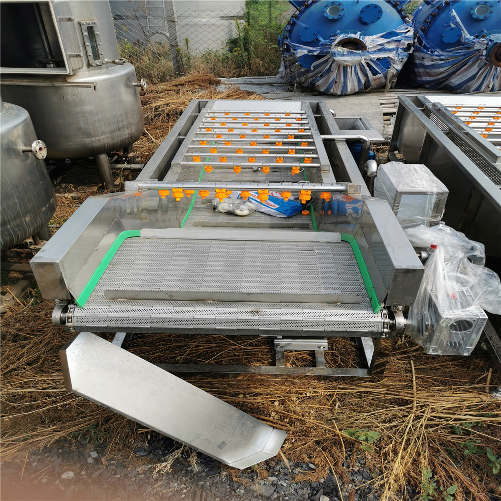 出售二手气泡清洗机震动式连续洗菜机毛滚清洗机不锈钢清洗机