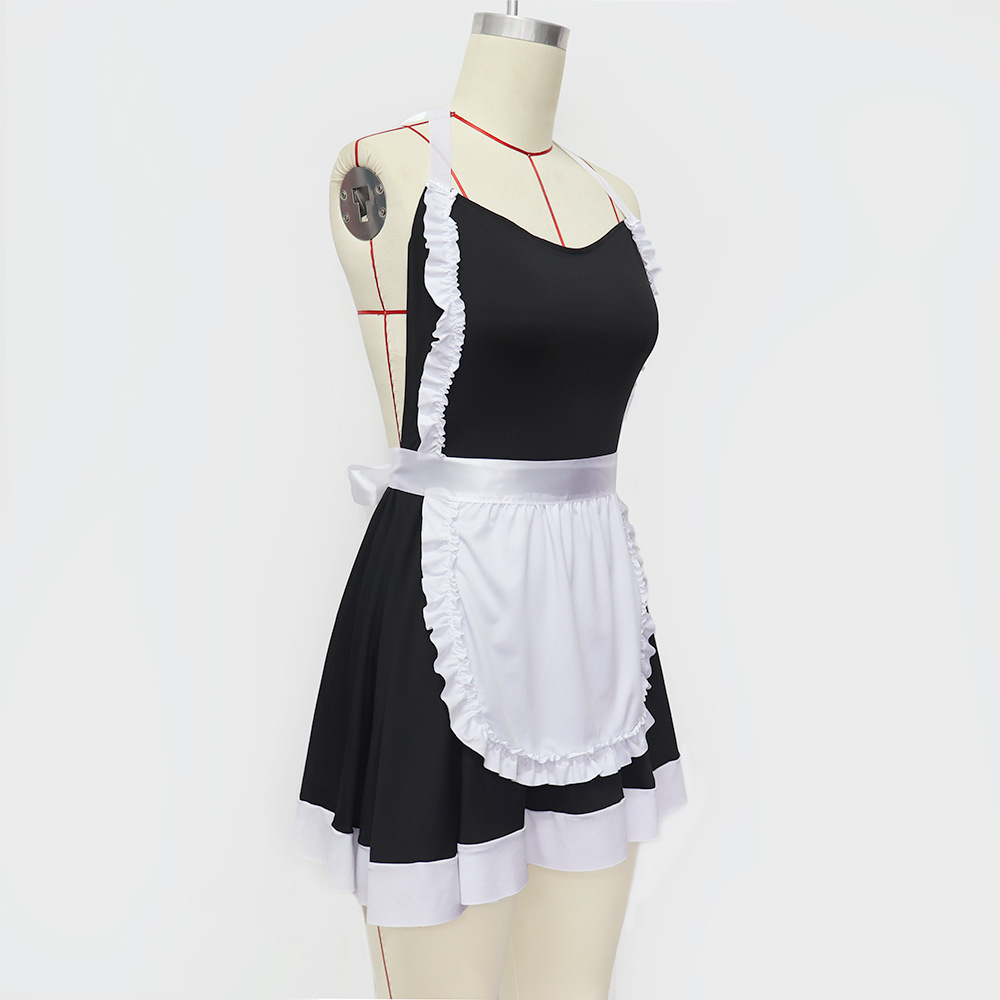 New Sexy Lingerie Ladies Sexy Maid Maid Suit Uniform Temptation Game Costume Wholesale Nihaojewelry display picture 8