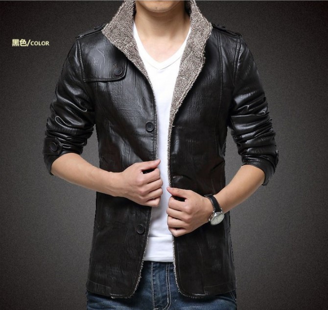 Veste en cuir homme - Ref 3443884 Image 7