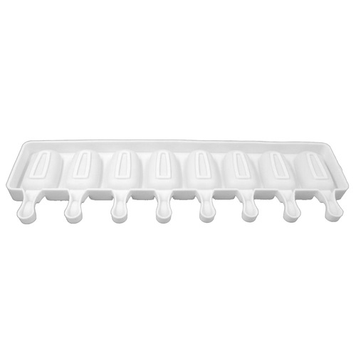 Cross-border best-selling 8-in-a-row ice cream molds DIY snow cream silicone molds Handmade ice stick ice tray silicone molds