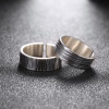 Retro ring suitable for men and women for beloved, wholesale, silver 925 sample, Korean style, simple and elegant design