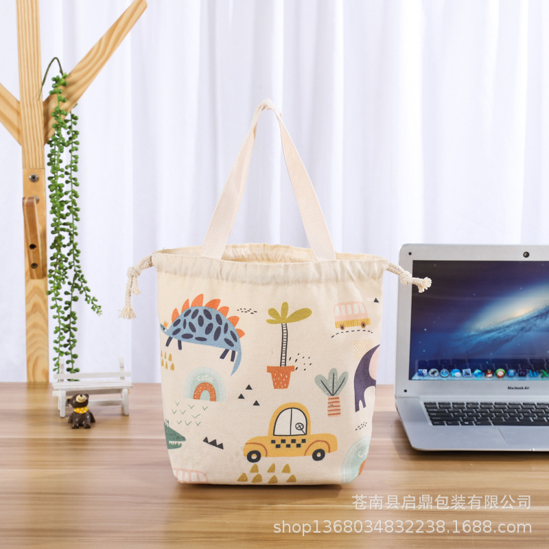 供应手提帆布袋定制广告宣传单肩购物袋抽绳束口棉布袋印logo