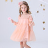 girl Princess Dress 2020 Autumn ins Children Skirt Sequins Jacobs children Dress CUHK skirt Consignment