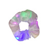 New LED bright glittering Ding Ding large intestine circle hair ring fashion cute women's bouquet movement hair rope