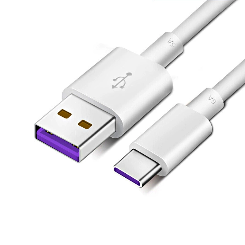 Кабель для сверхбыстрой зарядки Type-C 5A, подходит для телефонов Android Mate30 20/m10