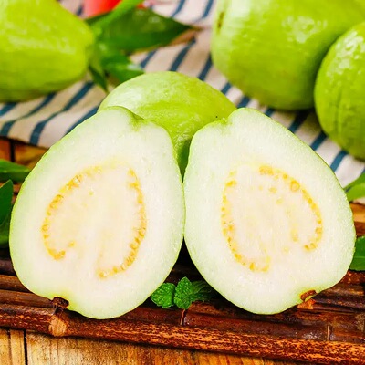 台湾白心珍珠芭乐5斤 应季新鲜水果清甜爽口 现摘水果 番石榴芭乐|ms