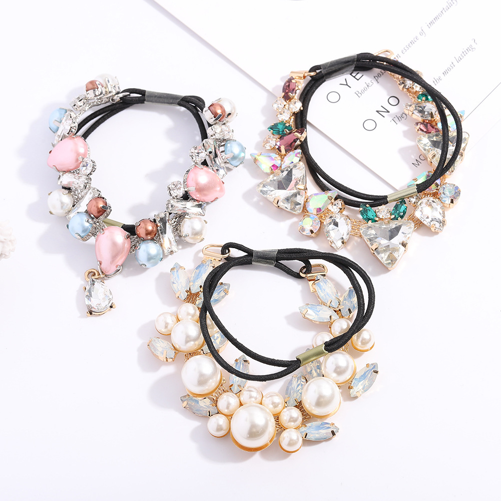 Fashion Color Pearl Women's Hairband display picture 6