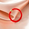 One bead bracelet, ring for beloved, woven red rope bracelet
