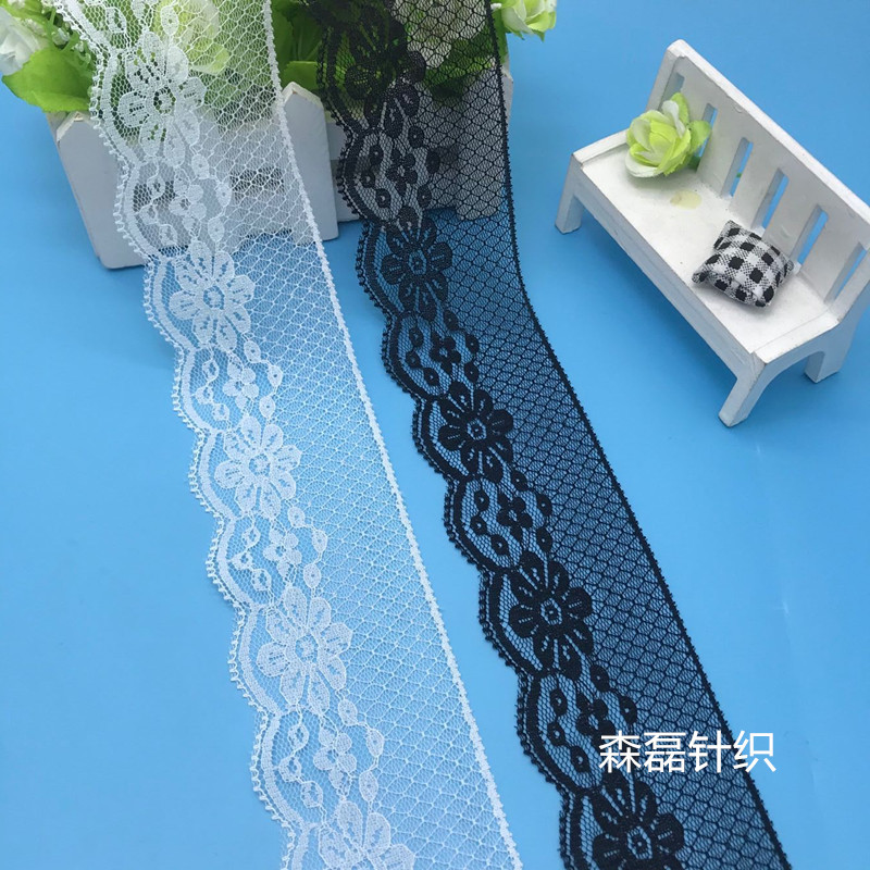 鞋帽箱包服饰保暖内衣文胸袜子辅料 无弹蕾丝花边6CM宽