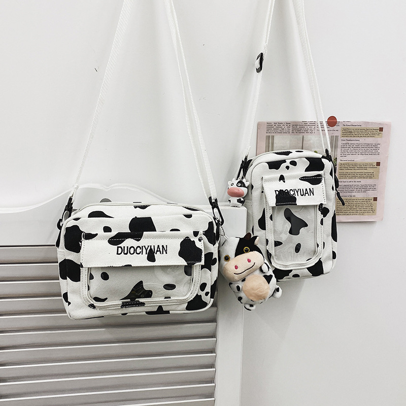 Moda Coreana Nueva Creativa Linda Muñeca Transparente Bolsa De Mensajero Bolsa De Lona Suave Al Por Mayor display picture 45