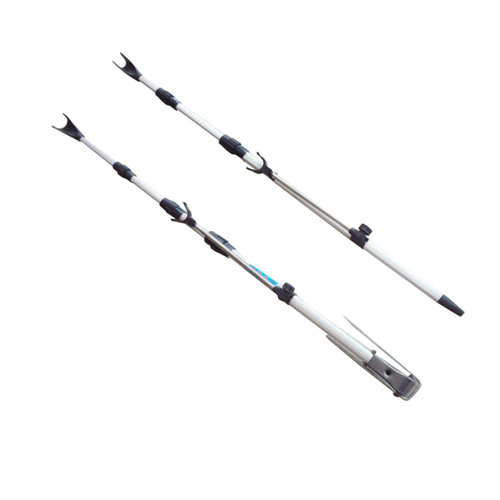 Fishing gear manufacturer wholesale, casting rod support, winter fishing aluminum alloy four-section 2.1-meter stand fishing rod stand