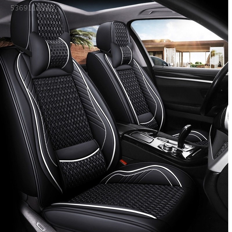 Applicable to Yida novel Junxin Yunda Blue Bird qashke all-inclusive Ice Silk car cushion four seasons special seat cushion seat cover