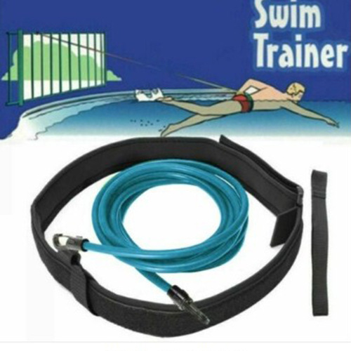 Swimming resistance strength training equipment Elastic rope swimming training belt set swimming equipment