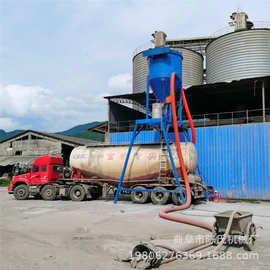 无尘气力输送机石灰石粉装车机图片自动化吸粉煤灰机无扬尘输送机