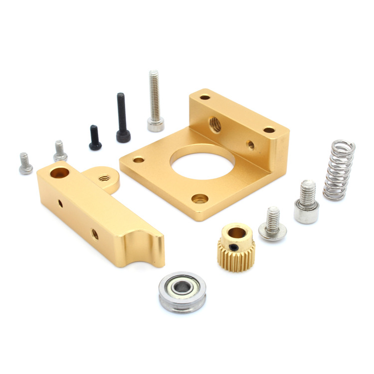 3D打印机配件MK8挤出机铝块 挤出机支架MK8安装块 挤出机配件批发