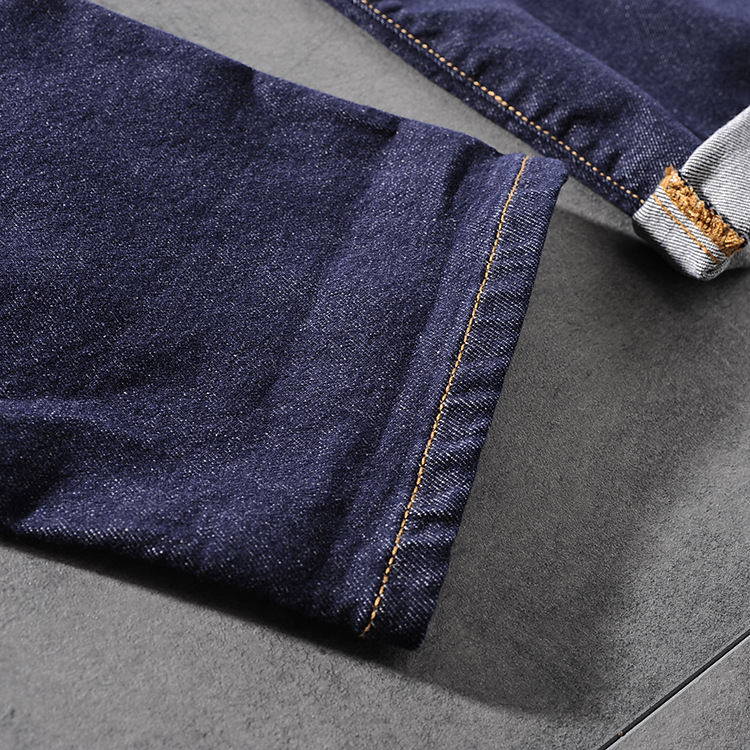 D. STRANIK autumn/winter American heavy texture blue dyed men's jeans young men's trousers DS1275 33