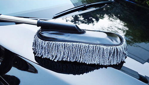 Car retractable wax mop, cleaning and dust removal car duster, car mop, car wash wax brush, cleaning tools, car supplies