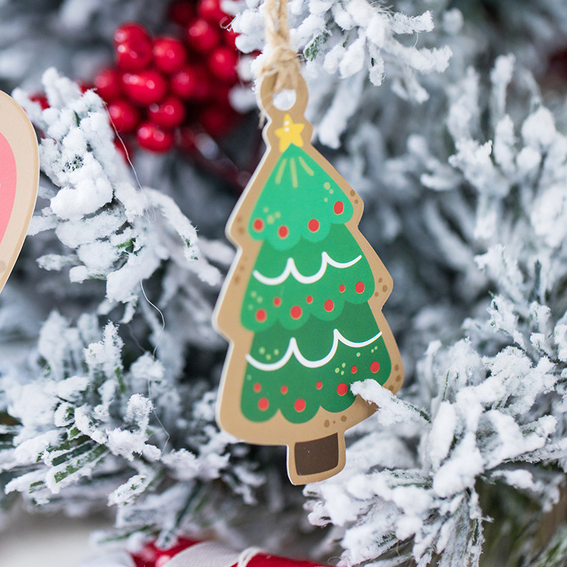 Christmas small tag creative cute cartoon card mini greeting card cake gift message card Christmas wishing card Christmas small tag creative cute cartoon card mini greeting card cake gift message card Christmas wishing card