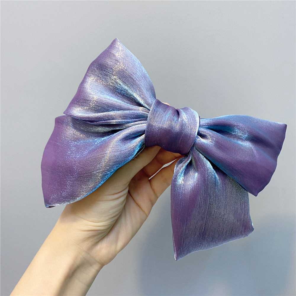 Organza Bow Sweet Hairpin display picture 11