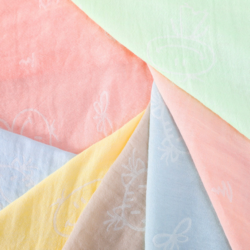 Jacquard & Non-Jacquard Double-Layer Cotton Gauze Baby Swaddle Blanket Pure Cotton Cartoon Newborn Gauze Wrap