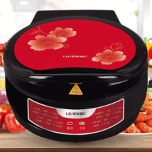 利仁（Liven）批發電餅鐺家用雙面加熱煎烤機LRT-326A快速煎餅鐺