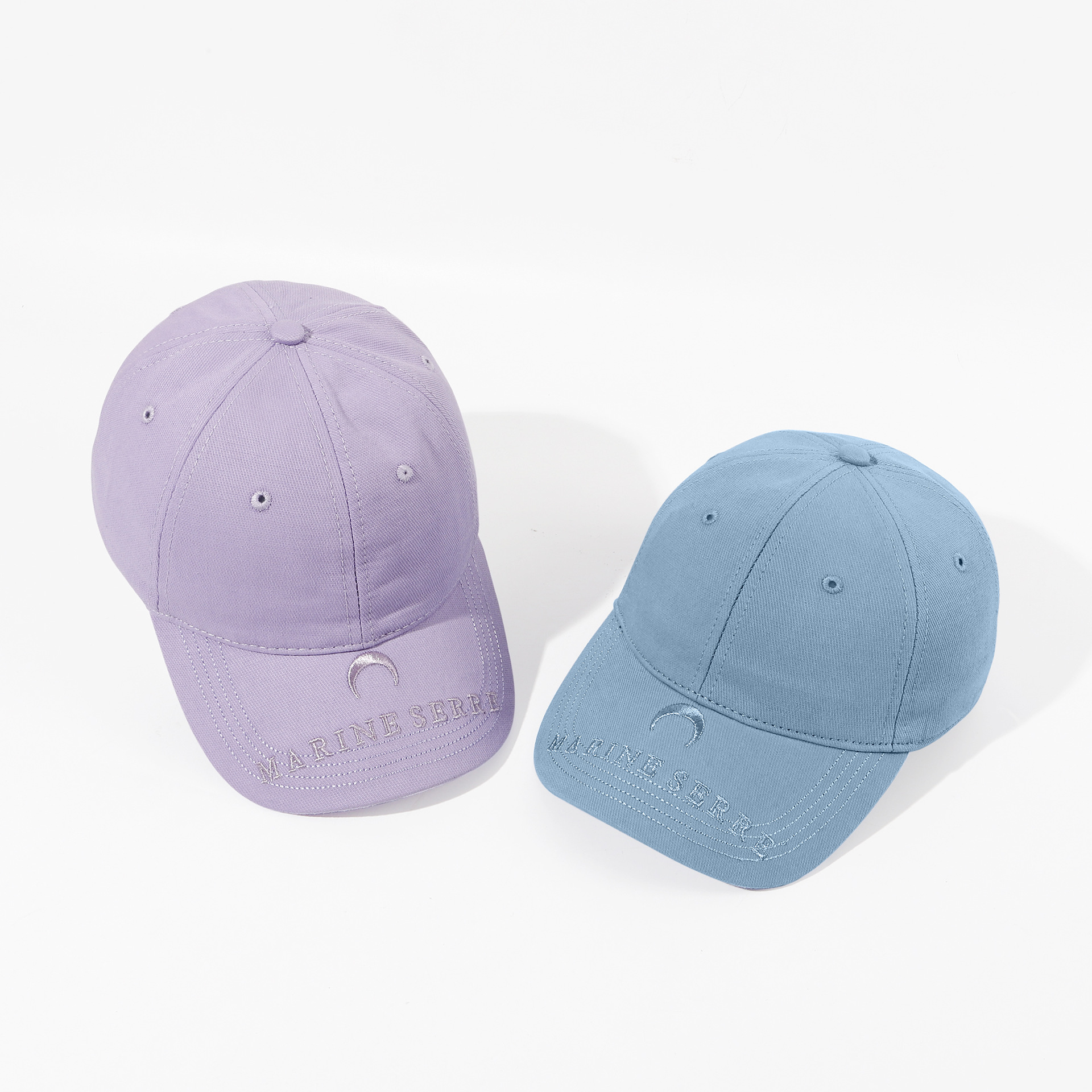 Small Letter Embroidery Lilac Cap Baseball Cap Student Street Shade Cap Custom Wholesale Nihaojewelry display picture 18