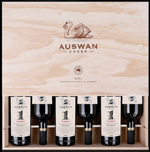 澳洲进口天鹅庄AUSWAN CREEK 1号经典西拉赤霞珠干红葡萄酒礼盒