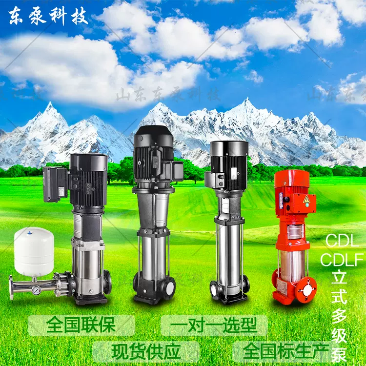 山东东泵CDL立式多级泵 高压供水泵 小区增压泵厂家直供