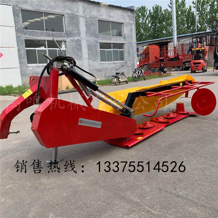 多圆盘割草机 4盘后置圆盘割草机四轮拖拉机带牧草苜蓿后置割草机