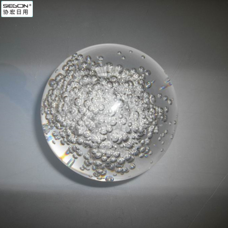 厂家供应55mm亚克力汽泡球  压克力无汽泡圆球 水晶实心圆球